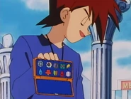 The Badges owned by Gary Oak (few similarities are between these and actual badges)
