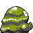 Grimer's Shiny back sprite