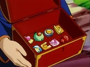 An unnamed trainer's badges