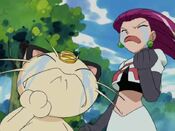 Jessie and Meowth cry for James, who wants to be left behind