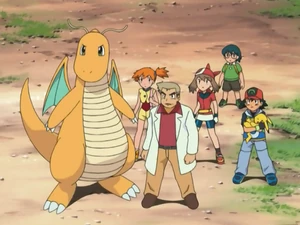Professor Oak's Dragonite.