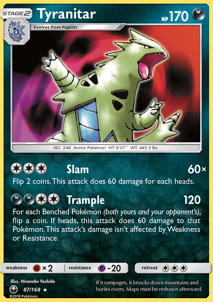 Tyranitar Celestial Storm Pokemon Wiki Fandom