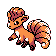 Vulpix's Pokémon Gold Version sprite