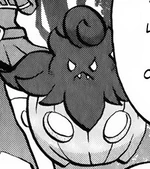 Aliana had her Pumpkaboo battle Y and Trevor near the Pokémon Village.
