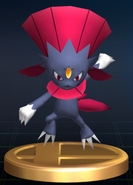 Weavile trophy SSBB