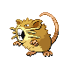 Raticate's Pokémon Diamond Version and Pokémon Pearl Version sprite ♂