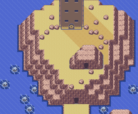 Pokemon Ruby and Sapphire :: Map of Seafloor Cavern