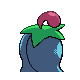 Cherrim's Generation IV Shiny back sprite ♂