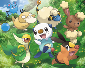 A few of the new Pokémon available in the games