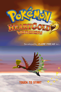 HeartGold Version title screen