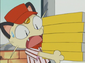 Meowth has pizza to deliver