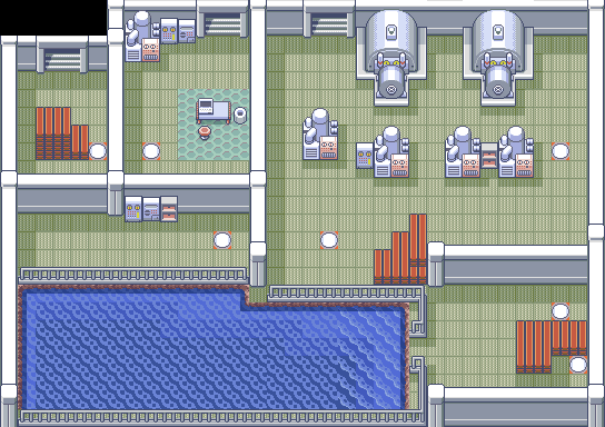 Pokemon Emerald :: Map of Team Magma's Jagged Pass Base