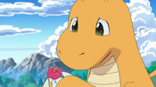 Clair's Dragonite likes flowers