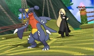 Cynthia and Garchomp