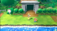 Diglett's Cave exterior in Pokémon: Let's Go, Pikachu! and Pokémon: Let's Go, Eevee!