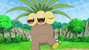 His newly evolved Exeggutor reminded Ash about its Alolan variant