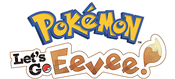 English logo of Pokémon: Let's Go, Eevee!