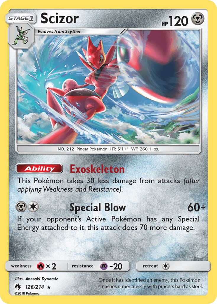 Scizor Lost Thunder Pokemon Wiki Fandom