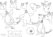 Ampharos concept art