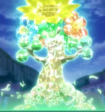 Brassius' Terastallized Sudowoodo.