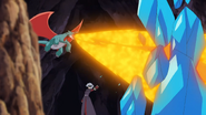 Hunter J's Salamence using Hyper Beam