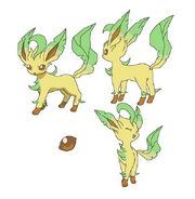 Concept artwork of Leafeon.