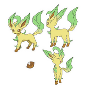 Leafeon concept art