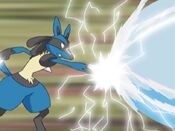 Lucario uses Metal Claw