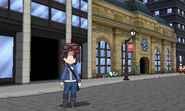 Calem on a Lumiose City street