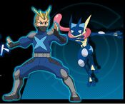 Riot and his Greninja