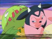 Miltank tackles Carnivine