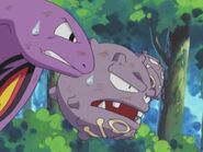 Weezing and Arbok leaving Jessie and James forever