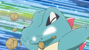 Using Crunch as Totodile