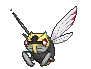 Ninjask's X and Y/Omega Ruby and Alpha Sapphire sprite