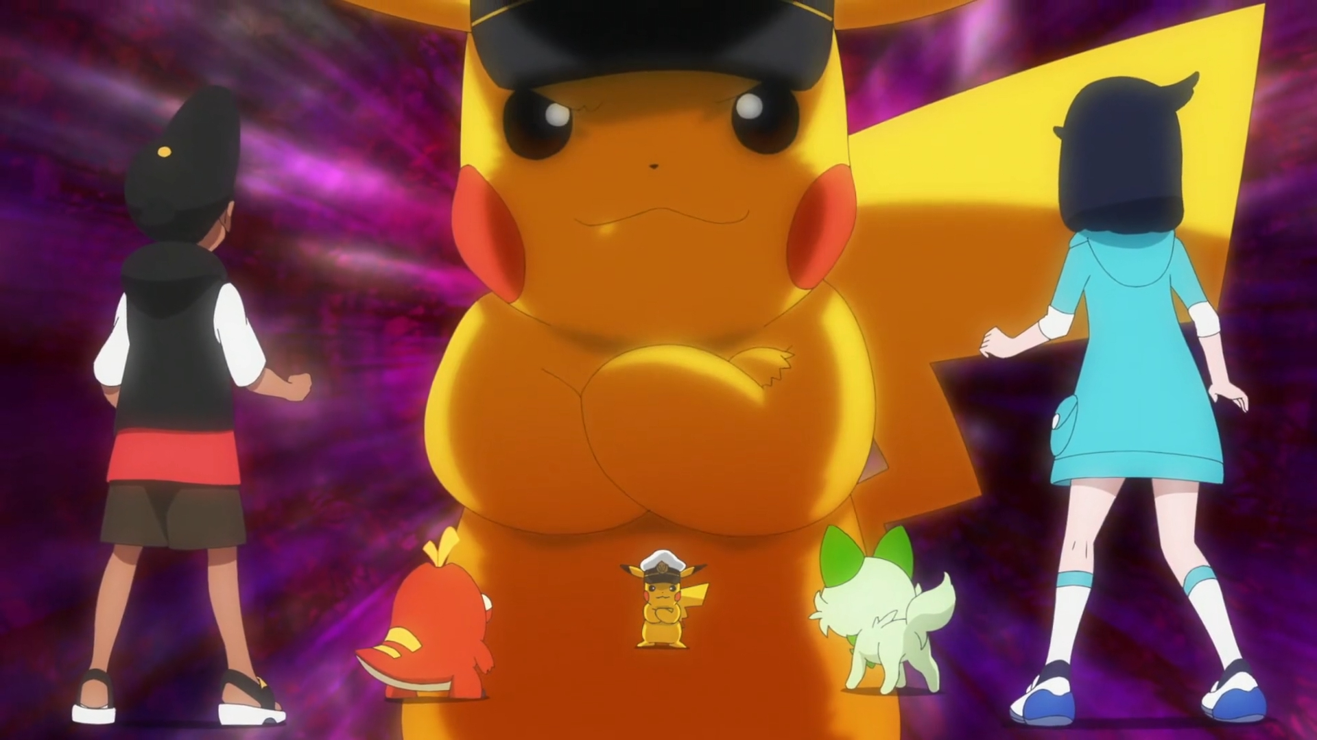 Anime de Pokémon apresenta novo Professor e Capitão Pikachu