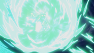 Dragon Ascent being used by Lucius' Rayquaza.