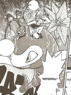 Waterfall being used by Misty's Lanturn.