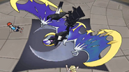 Being absorbed by Necrozma as Lunala.