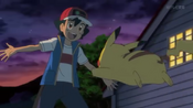 Pikachu embraces Ash as his apology for thinking he didn't care about him and for running away