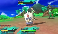 Rufflet Alola Battle.png (773 KB) Rufflet in the same battle, with his trainer.