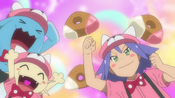 James, Meowth and Wobbuffet plan on selling lots of donuts