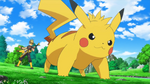 Jimmy had a Pikachu with a mohawk hairstyle, nicknamed Spike. Jimmy used Spike to battle against Serena and Pikachu.