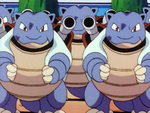 Blastoise are Aidan's stronger squad, that can douse bigger fires.