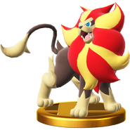 Pyroar trophy SSBWU