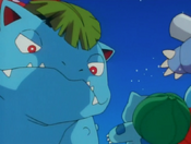 Bulbasaur gets scared of Venusaur