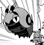 Klara used Venipede to battle Casey.