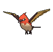 Fletchinder's X and Y/Omega Ruby and Alpha Sapphire shiny sprite