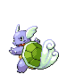 Wartortle's Diamond and Pearl shiny sprite