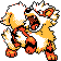 Arcanine's Pokémon Silver Version sprite