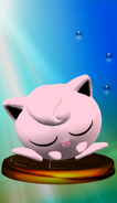 The Jigglypuff trophy in Super Smash Bros. Melee (Smash)